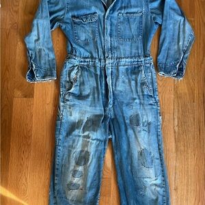 Vintage 1940’s/50’s Denim Workwear Coveralls/Jumpsuit